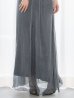 画像7: グリッターラメロングドレス/カシュクール/ノースリーブ/谷間見せ/背中隠し/キャバドレス【S-XLサイズ/2カラー】[OF03B] (7)