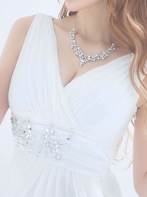 画像6: SALE!ゴージャスビジュードレス/ノースリーブ/谷間見せ/背中見せ/ロングドレス/キャバドレス【Fサイズ/3カラー】[OF03B-X] 【IM】