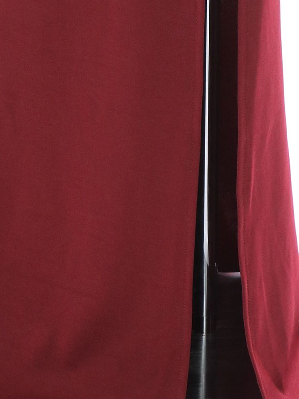 画像18: SALE!花柄刺繍レースドレス/ホルターネック/胸元カット/ベルト/透け感/谷間見せ/ロングドレス/キャバドレス【S-Lサイズ/1カラー】[OF03B-X] 【IM】