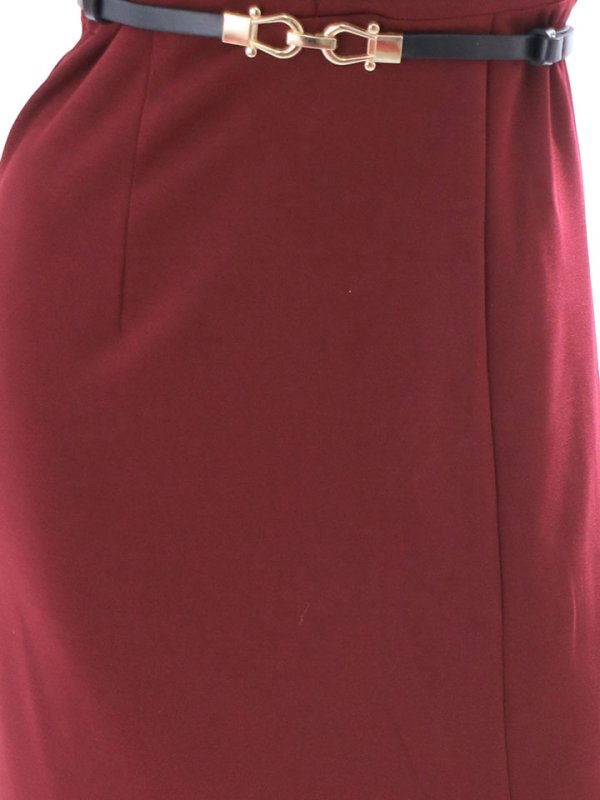 画像19: SALE!花柄刺繍レースドレス/ホルターネック/胸元カット/ベルト/透け感/谷間見せ/ロングドレス/キャバドレス【S-Lサイズ/1カラー】[OF03B-X] 【IM】