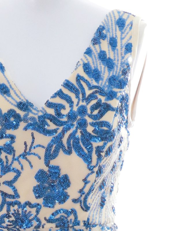 画像18: スパンコールマーメイドロングドレス/谷間見せ/ノースリーブ/ロングドレス/キャバドレス【S-Lサイズ/2カラー】[OF03B-X] 【IM】