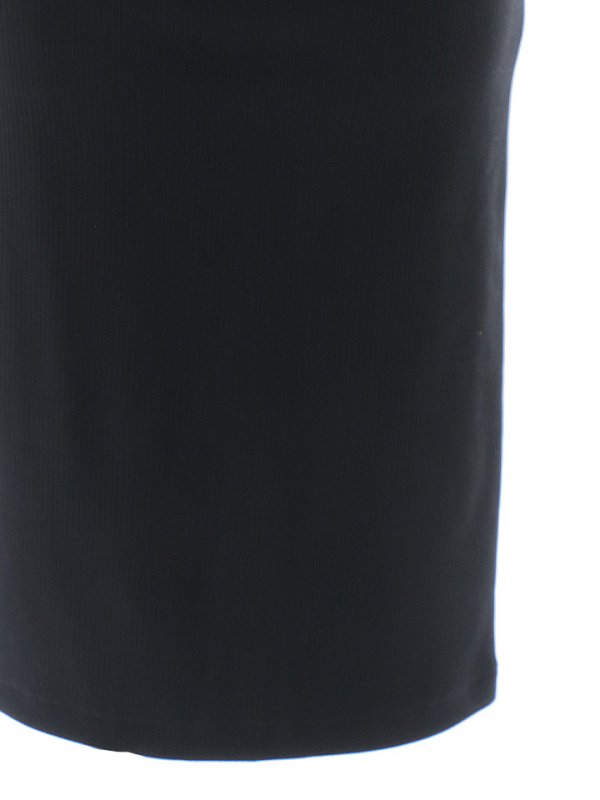 画像30: 【スプリングセール！】SALE!リブストライプドレス/ホルターネック/ノースリーブ/フェイクベルト/胸元透け/谷間見せ/背中隠し/ミディアムドレス/キャバドレス【S-Mサイズ/2カラー】[OF03] 【IM】