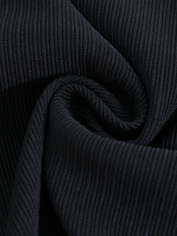 画像32: 【スプリングセール！】SALE!リブストライプドレス/ホルターネック/ノースリーブ/フェイクベルト/胸元透け/谷間見せ/背中隠し/ミディアムドレス/キャバドレス【S-Mサイズ/2カラー】[OF03] 【IM】