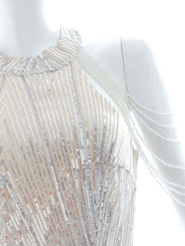 画像18: ビジュースパンコールロングドレス/アメスリ/ノースリーブ/ロングドレス/キャバドレス【S-Mサイズ/2カラー】[OF03B] 【IM】