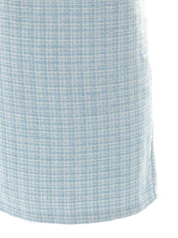 画像14: SALE!ノースリーブツイードタイトドレス/谷間見せ/タイト/ベルト/ミディアムドレス/キャバドレス【S-Mサイズ/1カラー】[OF03] 【IM】