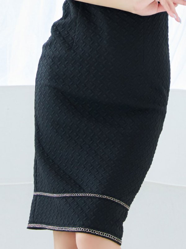 画像6: フロントジップミディアムドレス/背中隠し/ノースリーブ/ミディアム/キャバドレス【XS-Lサイズ/2カラー】[OF03B] 【IM】