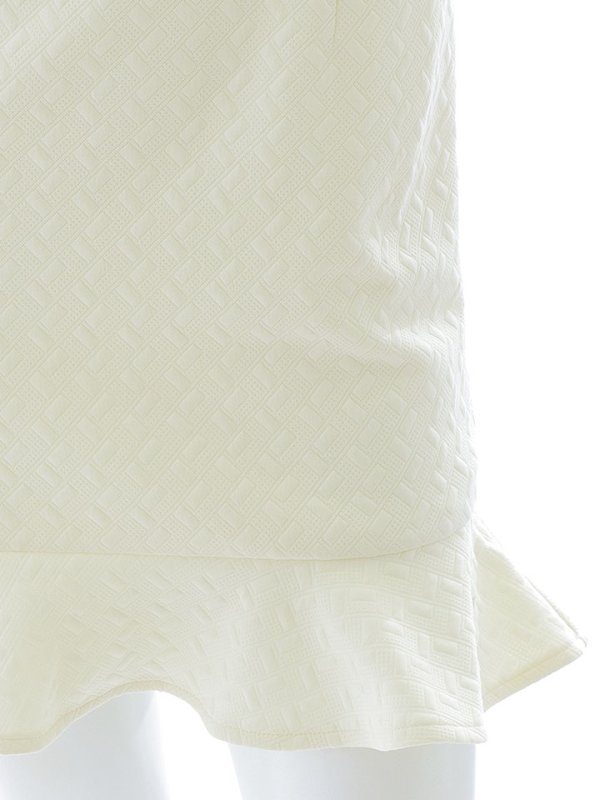 画像15: ショートタックスリーブドレス/ジップアップ/マーメイドスカート/パール/ボタン/谷間見せ/背中隠し/ミニドレス/キャバドレス【S-Lサイズ/1カラー】】[OF03B-X] 【IM】