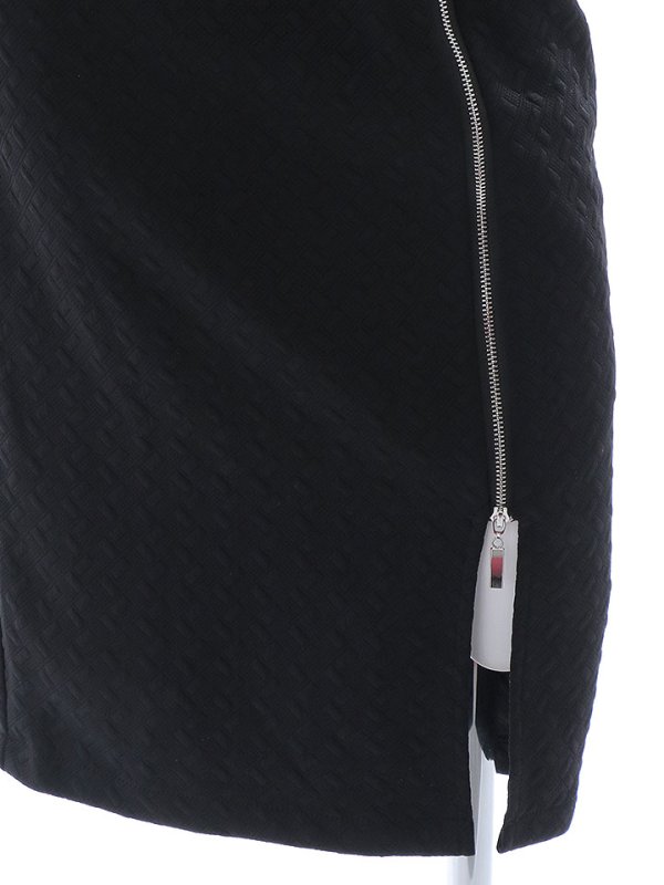 画像15: 再入荷!ジップアップスリットドレス/ポコポコ生地/チュール袖/シアー/透け/ベルト/谷間見せ/背中隠し/ミディアムドレス/キャバドレス【S-XLサイズ/1カラー】[OF03B] 【IM】