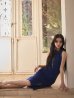 ブルー　モデル：ゆりお　身長：165cm　着用サイズ：Sサイズ