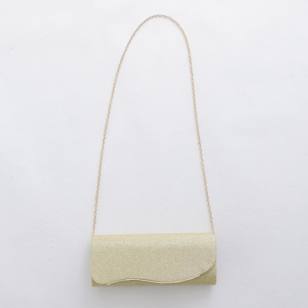 画像4: 【バッグ】チェーンショルダー2WAYラメクラッチバック【Fサイズ/1カラー】[OF04]