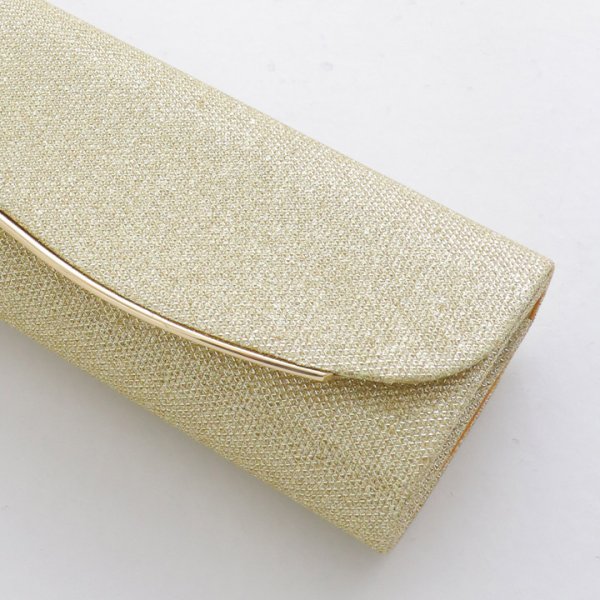 画像5: 【バッグ】チェーンショルダー2WAYラメクラッチバック【Fサイズ/1カラー】[OF04]