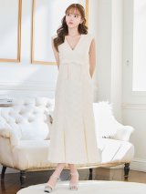 【sifeel/シフィール】ノースリーブウエストリボンフレアドレス/キャバドレス【S-Lサイズ/1カラー】[OF04] 【SB】dzw