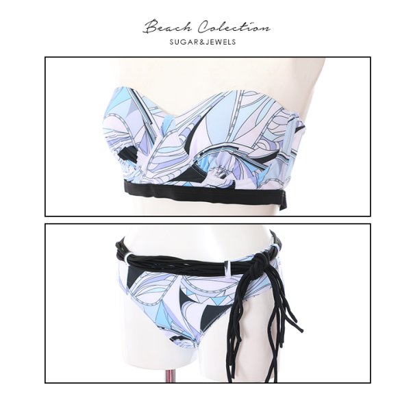 画像9: SALE!【水着】【即日発送】マルチプリントバンドゥビキニ[YMT]