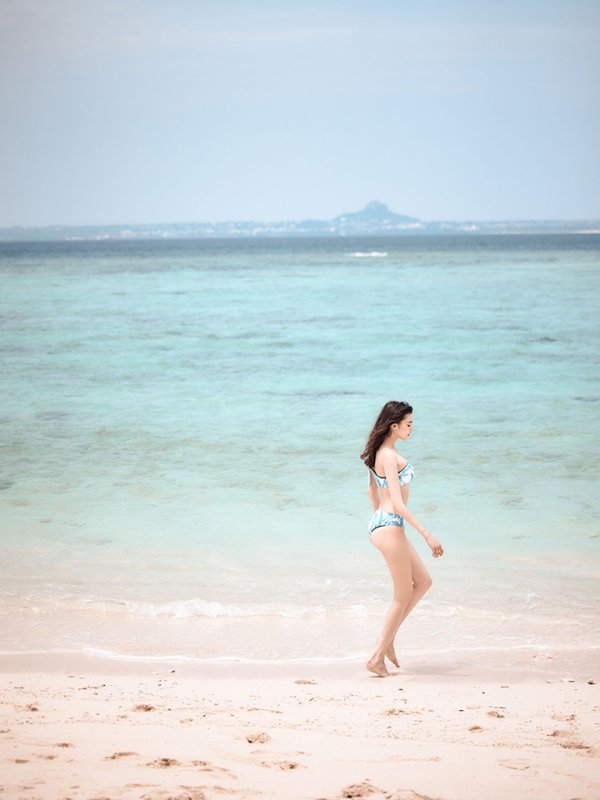 画像9: 【即日発送】【水着セール】【水着】ワンショルダーバイカラーリーフビキニ[YMT]