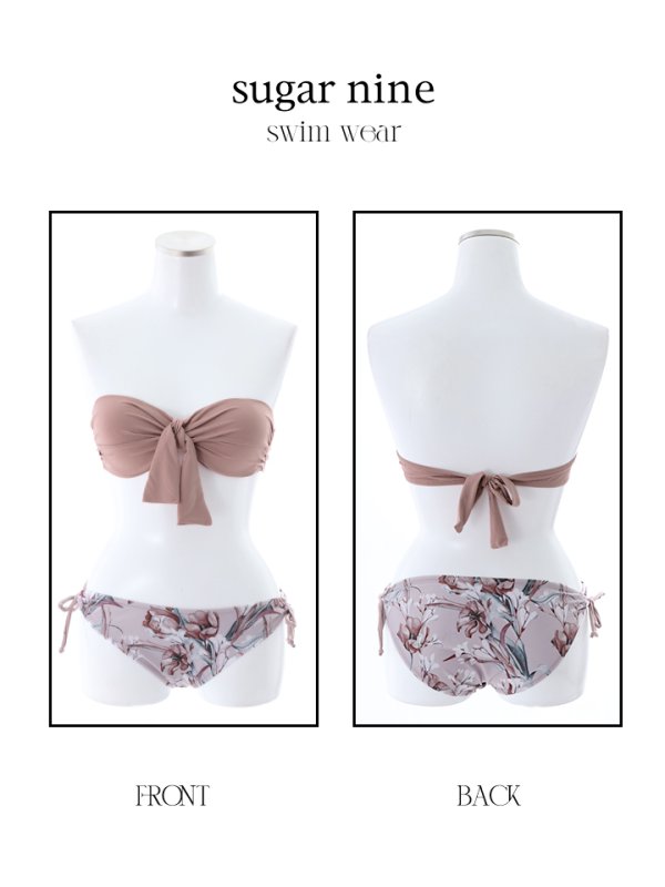 画像11: 【即日発送】【水着セール】【ビキニ】【水着】フロントリボンバンドゥビキニ[YMT]