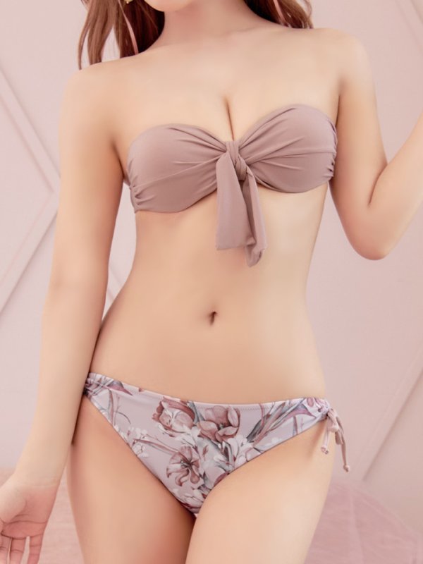 画像5: 【即日発送】【水着セール】【ビキニ】【水着】フロントリボンバンドゥビキニ[YMT]