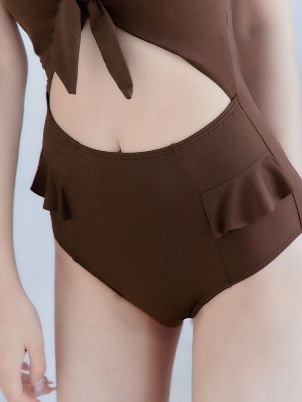 画像10: 【即日発送】【水着セール】【ビキニ】【水着】バストリボンワンピースビキニ[YMT]