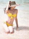 【ビキニ】【水着】ワンカラーバンドゥビキニ[YMT]