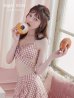 画像8: 【ビキニ】【水着】スカート付き2way ギンガムチェック柄 クロスビキニ 3点セット【予約/6月下旬発送予定】[YMT](MG-SN003)