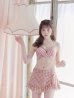 画像16: 【ビキニ】【水着】スカート付き2way ギンガムチェック柄 クロスビキニ 3点セット【予約/6月下旬発送予定】[YMT](MG-SN003)