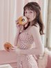 画像18: 【ビキニ】【水着】スカート付き2way ギンガムチェック柄 クロスビキニ 3点セット【予約/6月下旬発送予定】[YMT](MG-SN003)