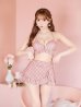 画像9: 【ビキニ】【水着】スカート付き2way ギンガムチェック柄 クロスビキニ 3点セット【予約/6月下旬発送予定】[YMT](MG-SN003)