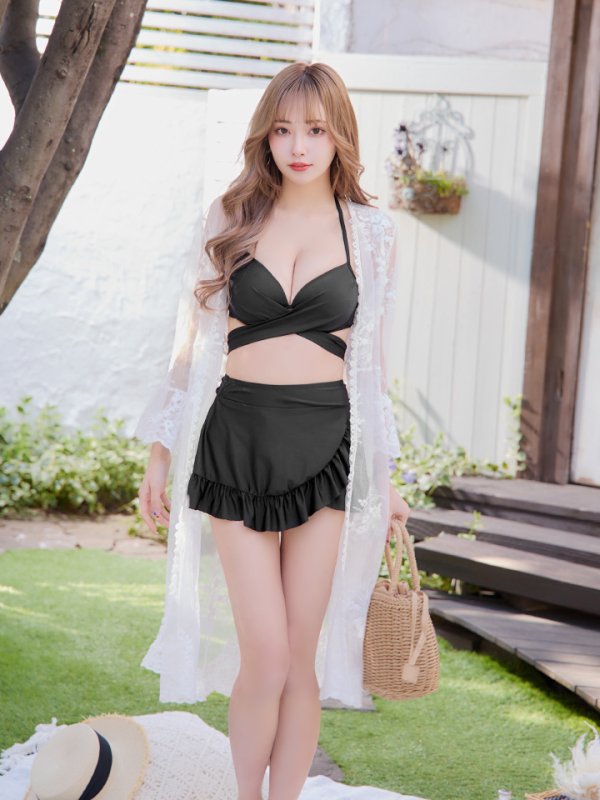 画像21: 【即日発送】【ビキニ】【水着】ホルターネックハイウエストビキニ[YMT]