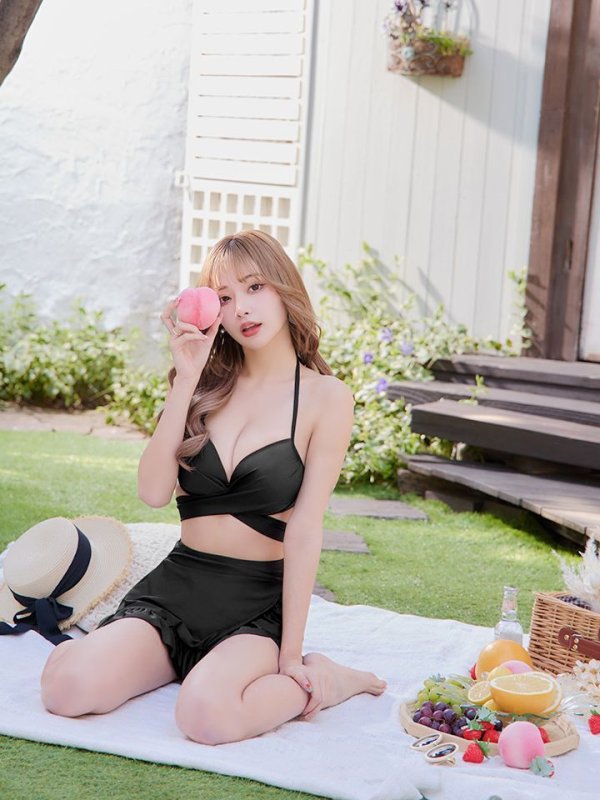 画像20: 【即日発送】【ビキニ】【水着】ホルターネックハイウエストビキニ[YMT]