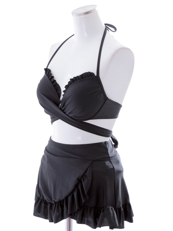 画像34: 【即日発送】【ビキニ】【水着】ホルターネックハイウエストビキニ[YMT]