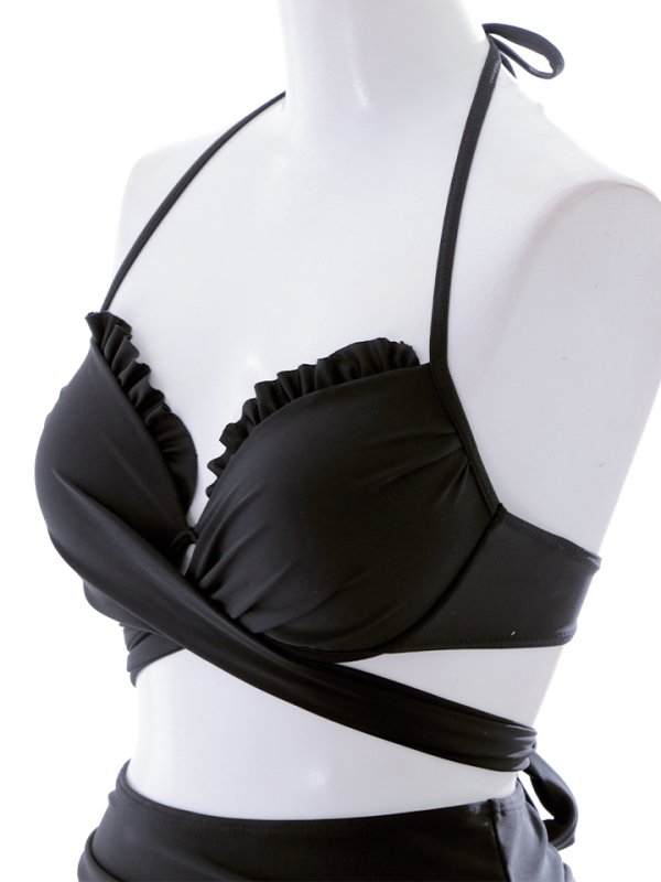 画像35: 【即日発送】【ビキニ】【水着】ホルターネックハイウエストビキニ[YMT]