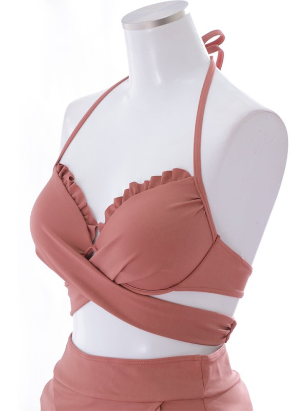 画像30: 【即日発送】【ビキニ】【水着】ホルターネックハイウエストビキニ[YMT]