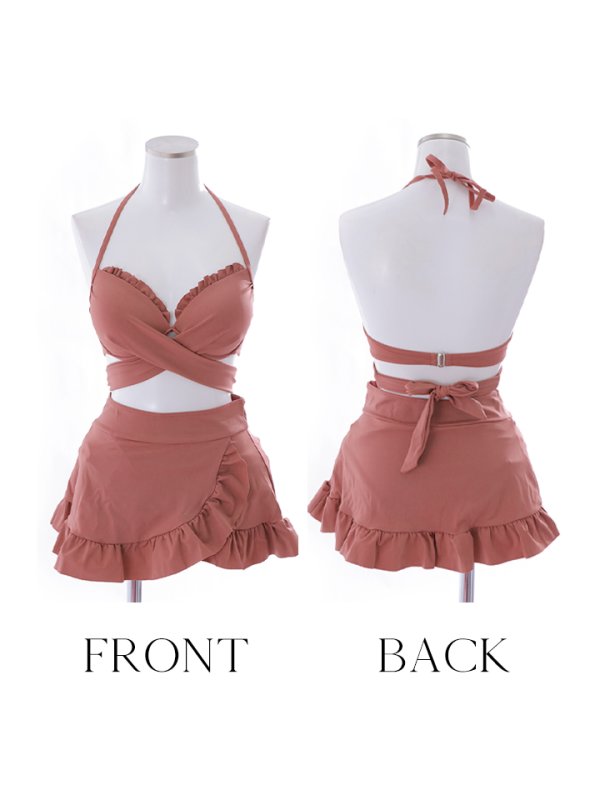 画像27: 【即日発送】【ビキニ】【水着】ホルターネックハイウエストビキニ[YMT]