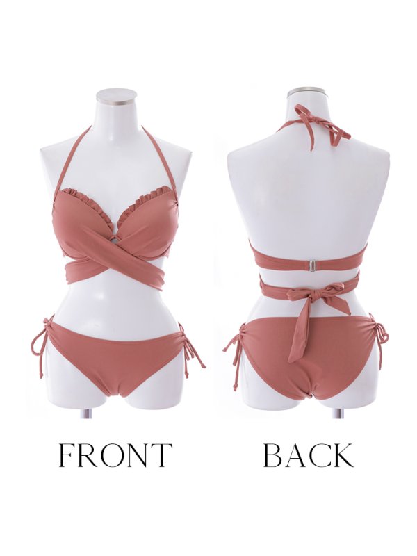 画像28: 【即日発送】【ビキニ】【水着】ホルターネックハイウエストビキニ[YMT]