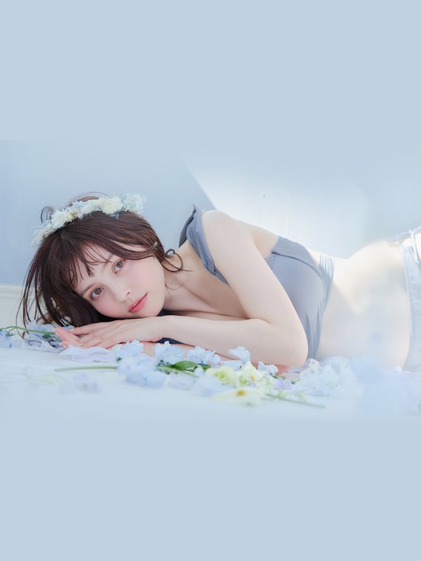 画像9: 【即日発送】【ビキニ】【水着】ショルダーフリルクロスビキニ/無地/シンプル[YMT]