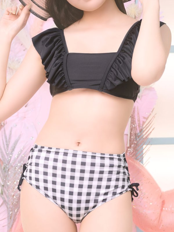 画像5: 【即日発送】【水着セール】【ビキニ】【水着】ギンガムフリルビキニ[YMT]
