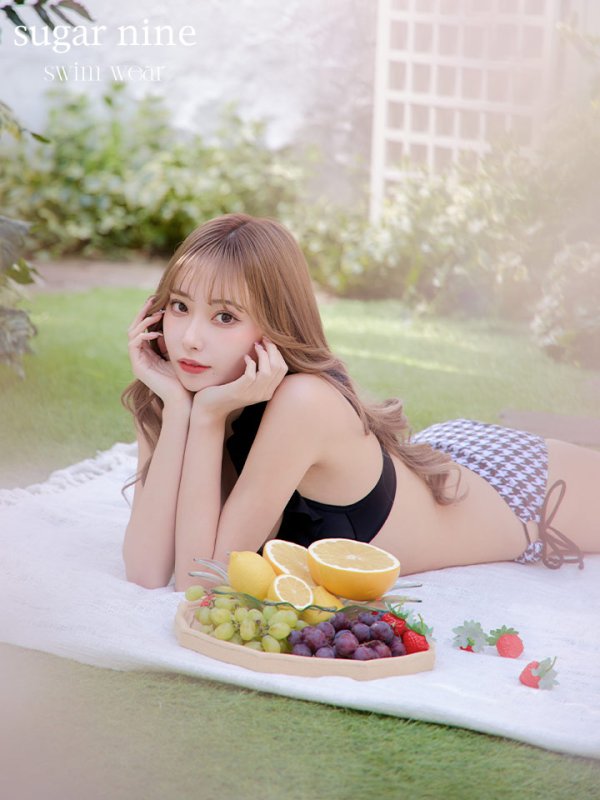 画像3: 【即日発送】【ビキニ】【水着】フリルx千鳥ビキニ[M191-SW-23PY][YMT]