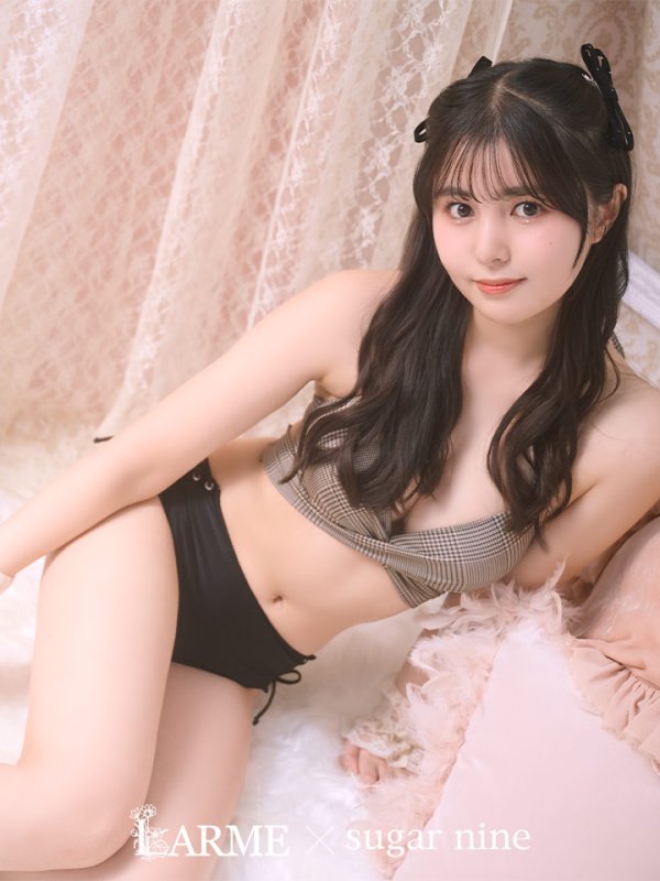 画像1: 【ビキニ】【水着】ブラウンチェックハイウエストビキニ[M192-SW-23PY][YMT]
