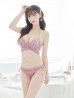 画像11: 【即日発送】【ビキニ】【水着】ツイードプリント バッククロスリボン クロスビキニ 2点セット[FB01](MG-SN003) (11)
