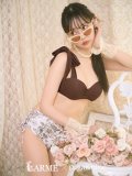 【ビキニ】【水着】トワルドジュイ柄 / ショルダーリボンビキニ[YMT][M194-HS-23NN]