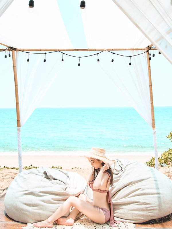 画像8: 【即日発送】【ビキニ】【水着】ニュアンス花柄フリル水着(MG-SN003)[YMT]