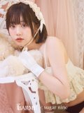 【ビキニ】【水着】フリルレースビキニ /ベアトップ/ペプラム/2点セット[YMT]