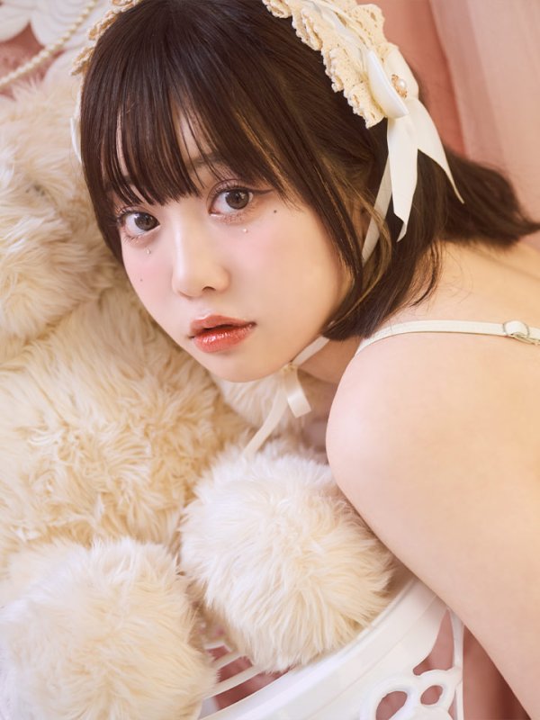 画像5: 【即日発送】【ビキニ】【水着】フリルレースビキニ /ベアトップ/ペプラム/2点セット[YMT]