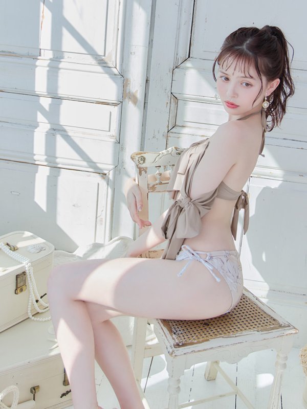 画像4: 【即日発送】【ビキニ】【水着】サイドリボンフリルビキニ[YMT][M210-HS-23NN]