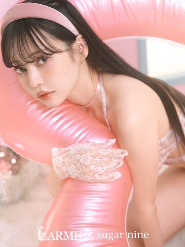 画像3: 【即日発送】【ビキニ】【水着】千鳥格子柄  バッククロスリボン クロスビキニ 2点セット[FB01]