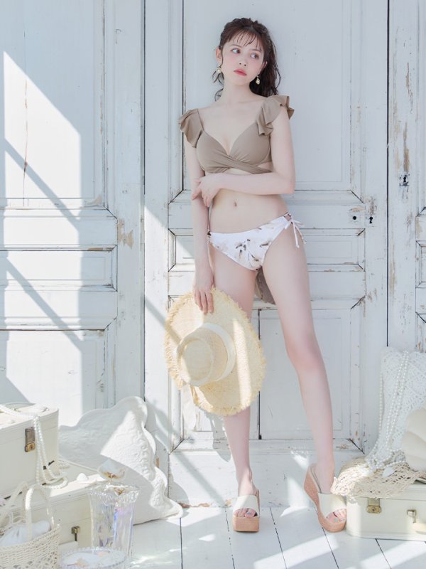 画像4: 【即日発送】【ビキニ】【水着】クロスカットフリルビキニ[YMT][M212-HS-23NN]