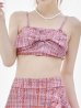画像18: 【予約商品/6月下旬発送予定】【ビキニ】【水着】ツイード柄ビッグリボンビキニ 2点セット[YMT]
