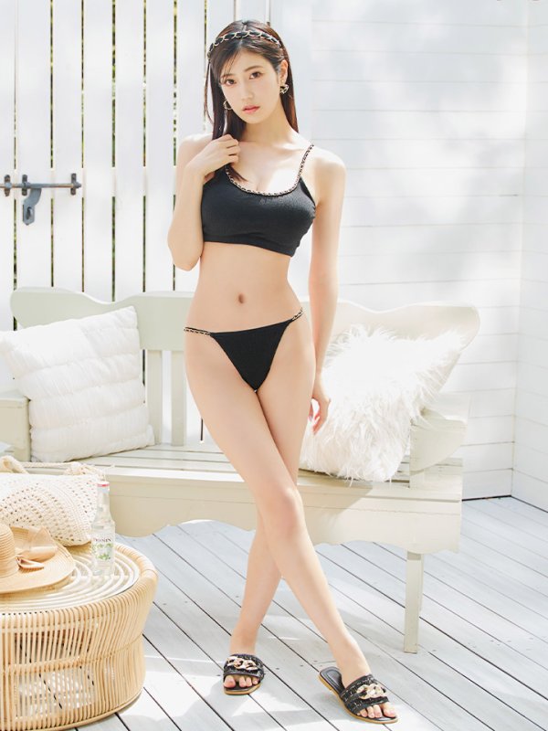 画像18: 【即日発送】【ビキニ】【水着】ヘルシーシンプルビキニ 2点セット[YMT]