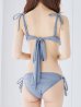 画像16: 【予約商品/6月下旬発送予定】【ビキニ】【水着】ショルダー紐シンプルビキニ 2点セット[YMT]