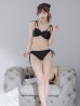 画像24: 【予約商品/6月下旬発送予定】【ビキニ】【水着】ショルダー紐シンプルビキニ 2点セット[YMT]