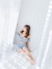 画像10: 【ビキニ】【水着】袖付きシャーリングトップス 4点セット【予約 / 7月上旬発送予定】[YMT]